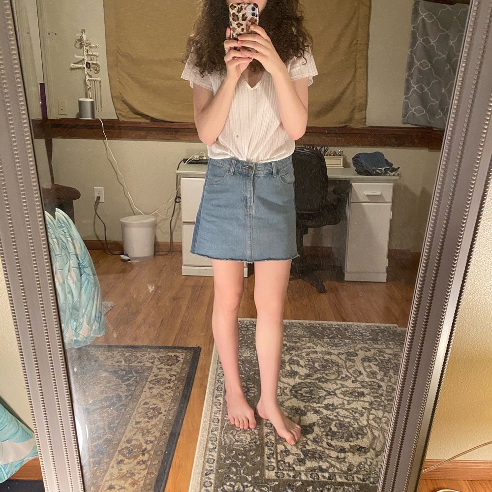 Thread & supply jean skirt size xsmall